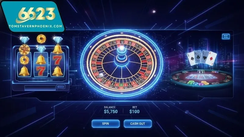 Casino 6623 quy tụ trò chơi đẳng cấp